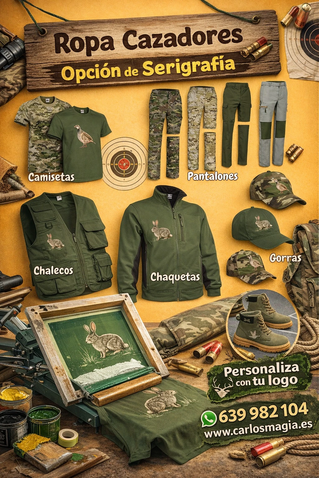 vestimenta ropa tenerife caza