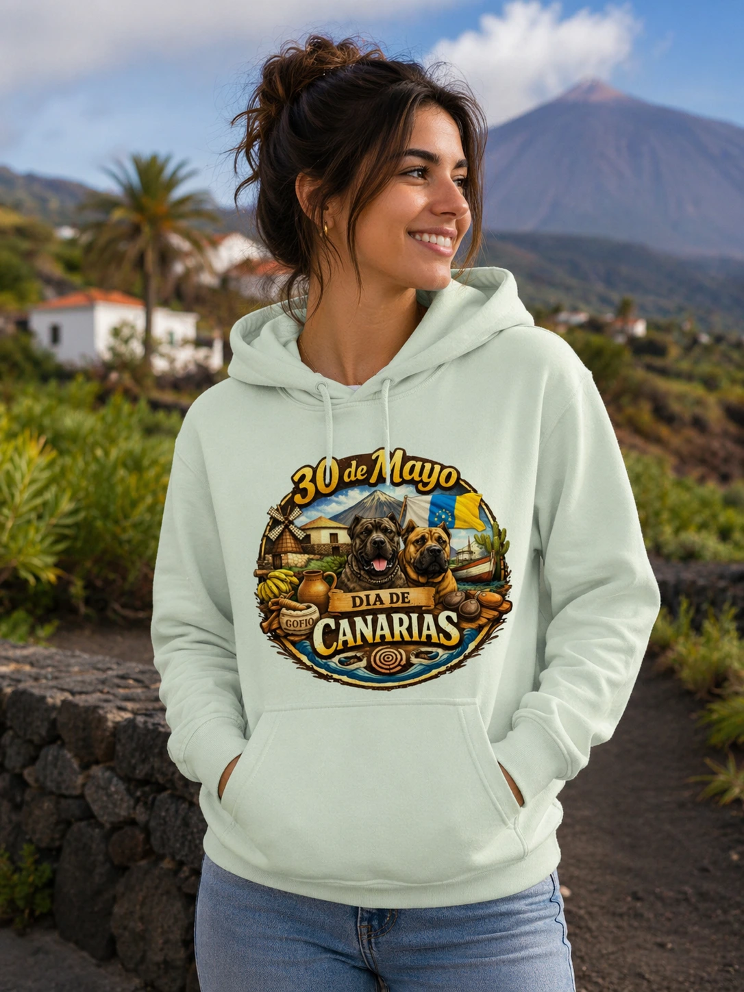 sudadera canarias imprenta