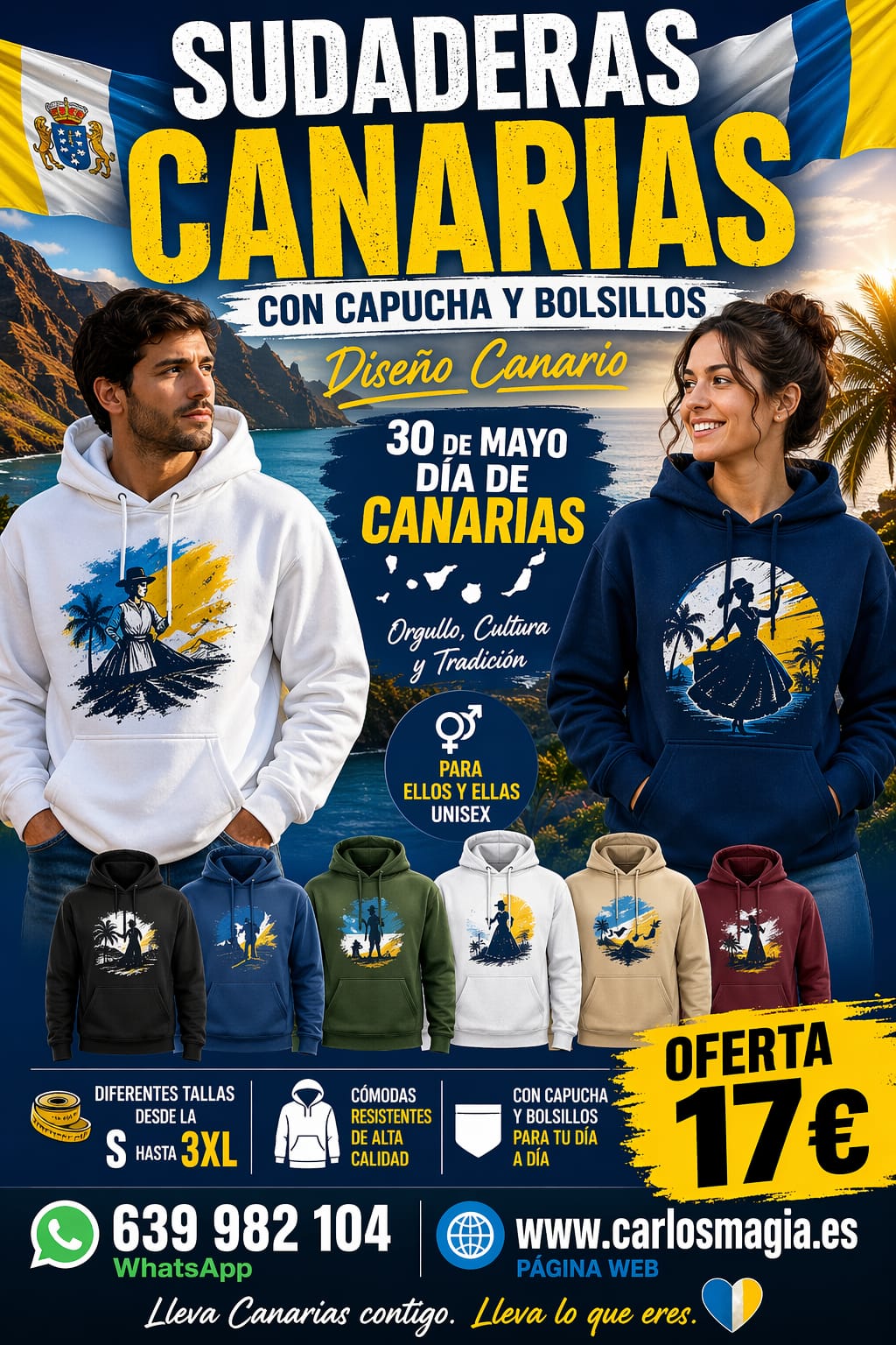 sudaderas canarias