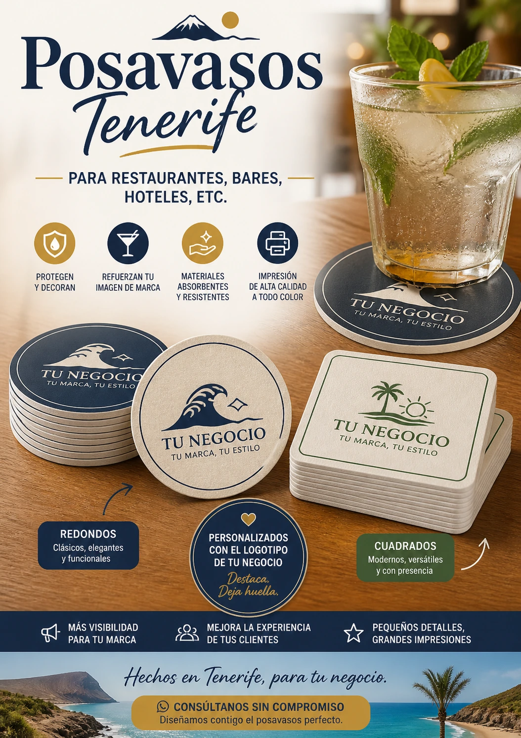 posavasos tenerife carlos magia