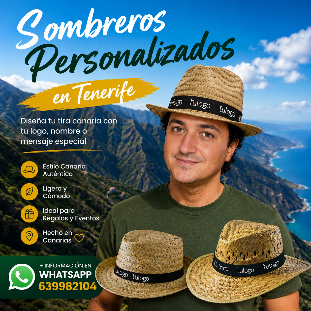 sombreros tenerife personalizados imprenta