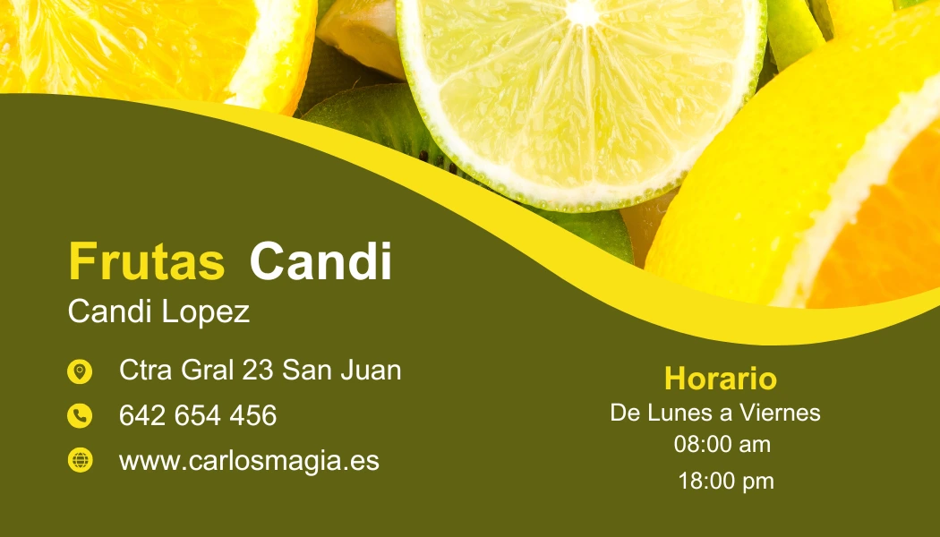 tarjetas tenerife