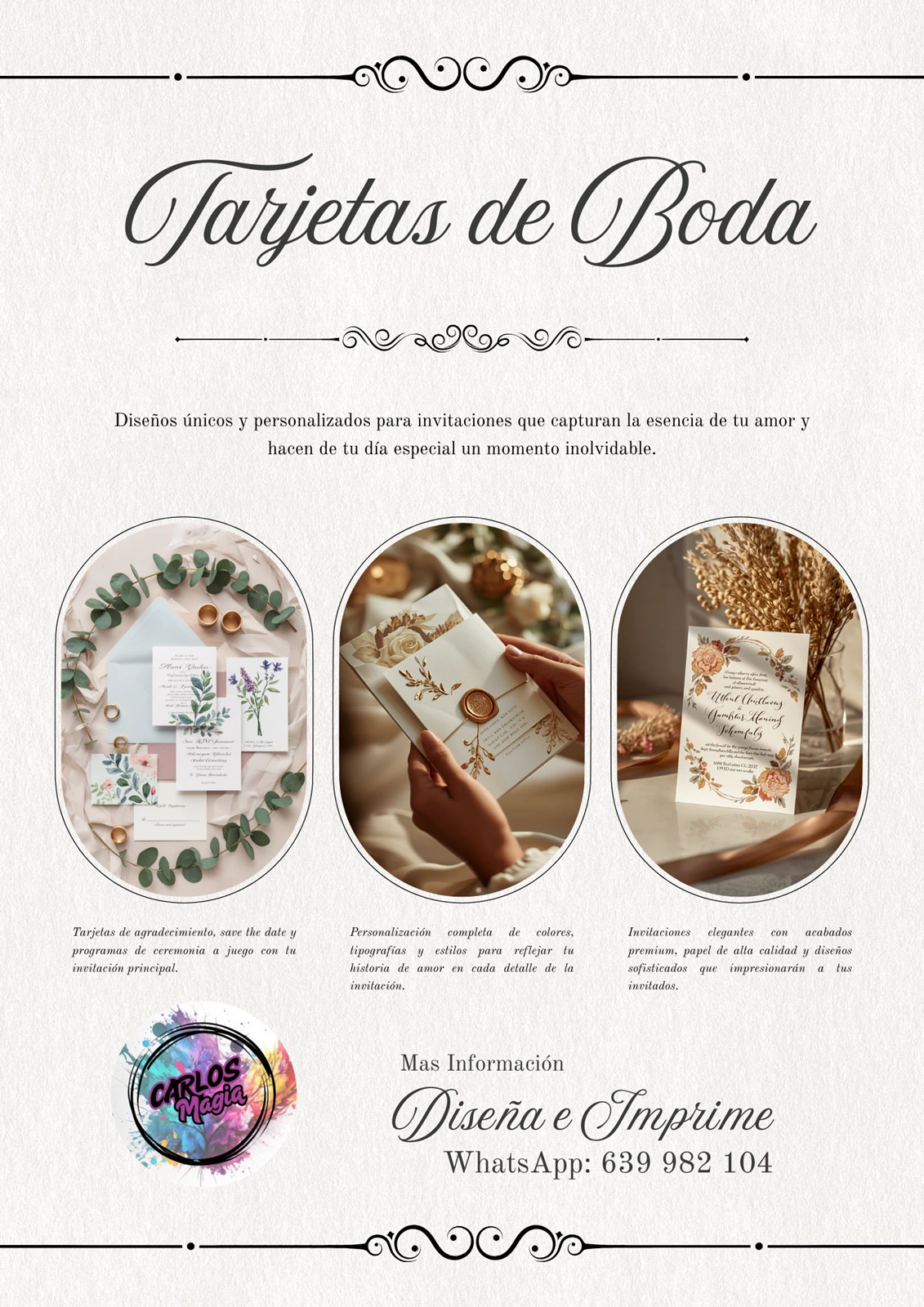 boda tarjetas tenerife imprenta creamos