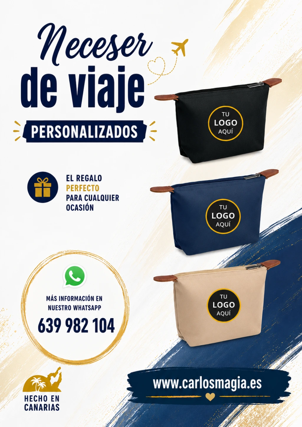 neceser para dar a conocer tu negocio un detalle regalo para tus clientas opcion de serigrafia con dtf