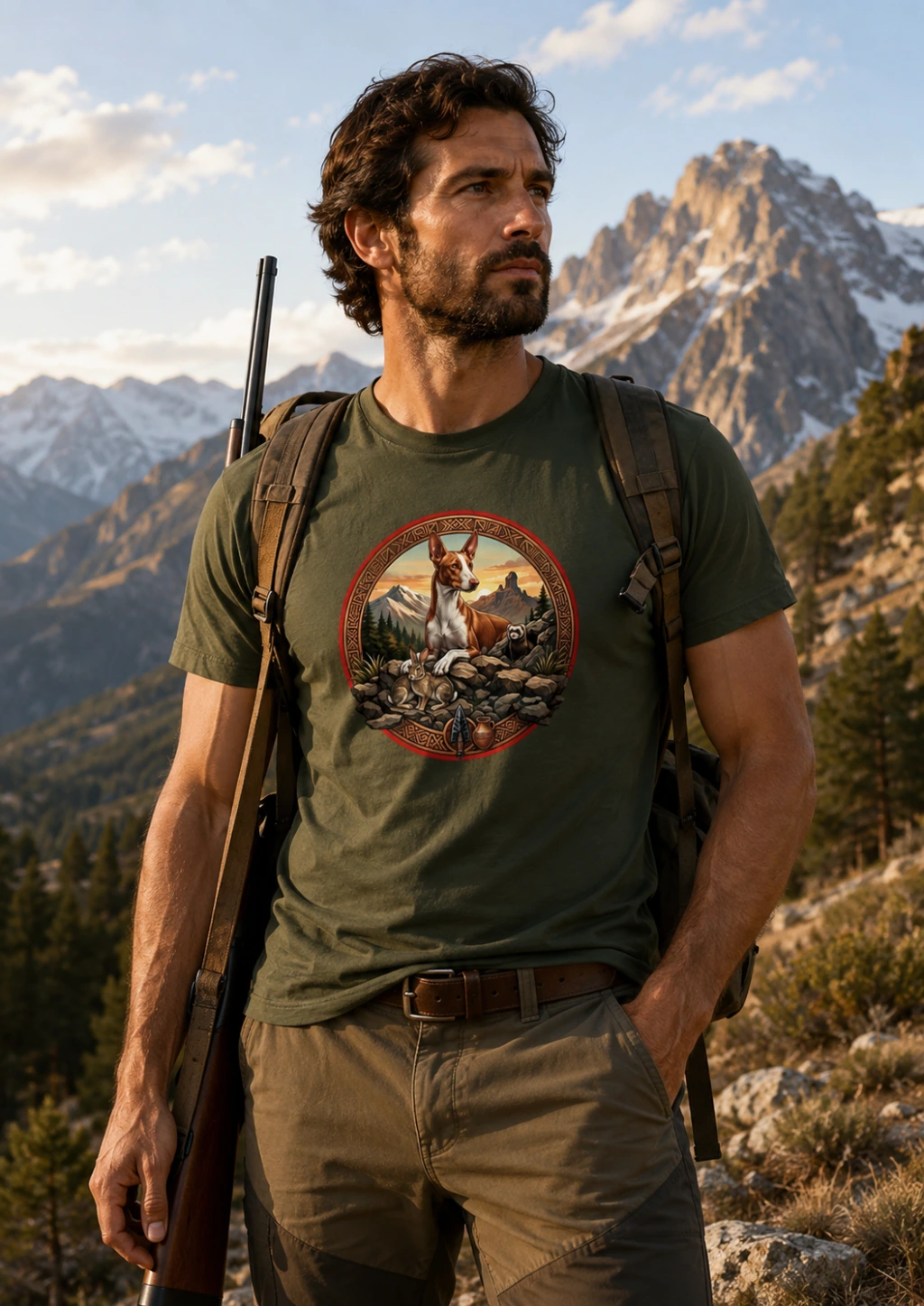 diseños colores caza imprenta logotipos camisetas