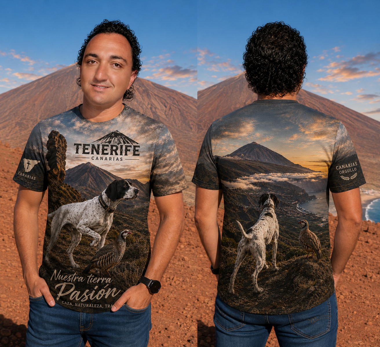 camisetas caza tenerife imprenta