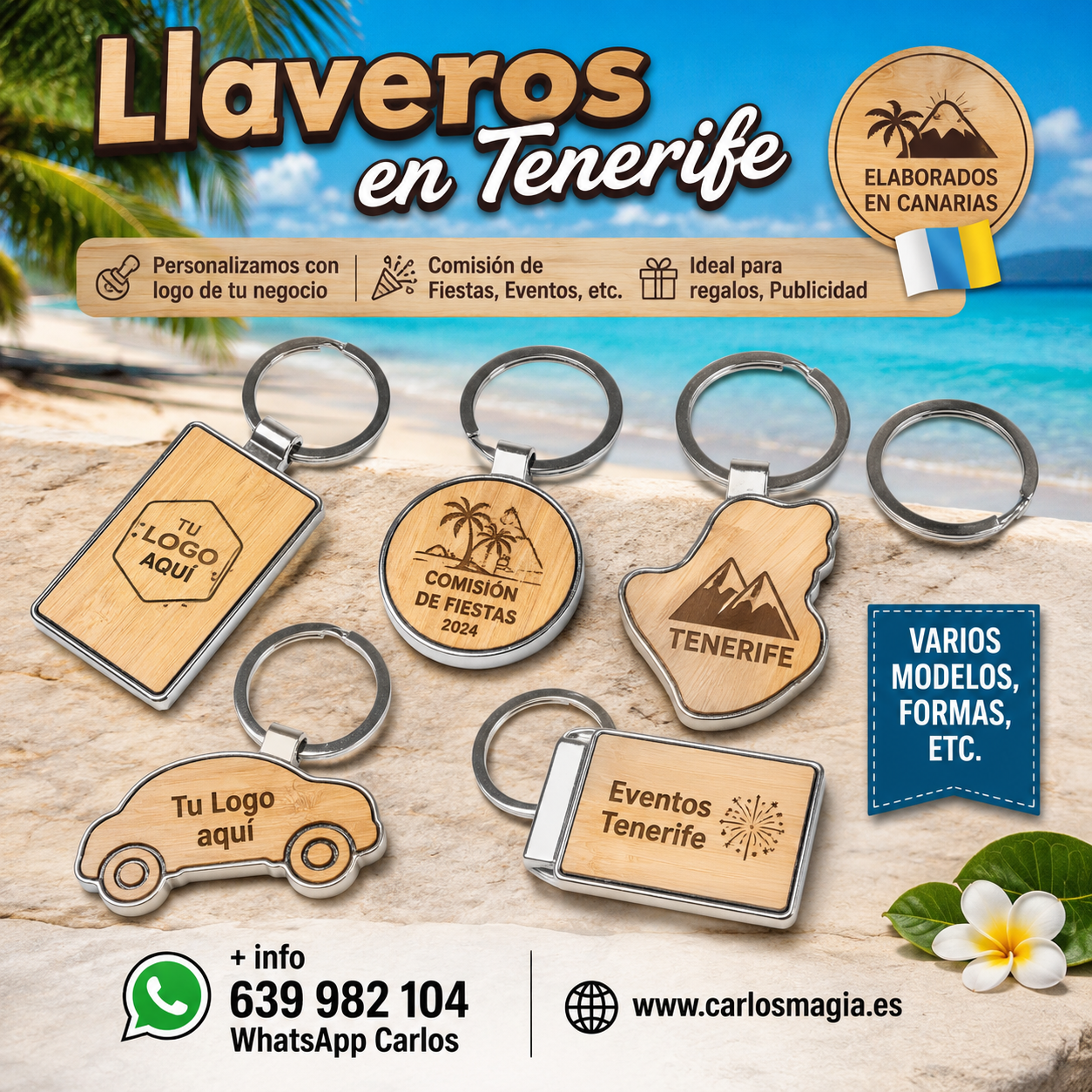 personalizar llaveros en tenerife