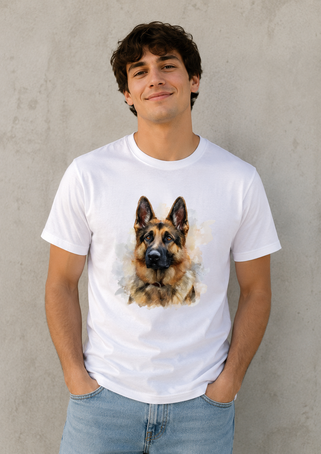 camiseta pastor aleman 