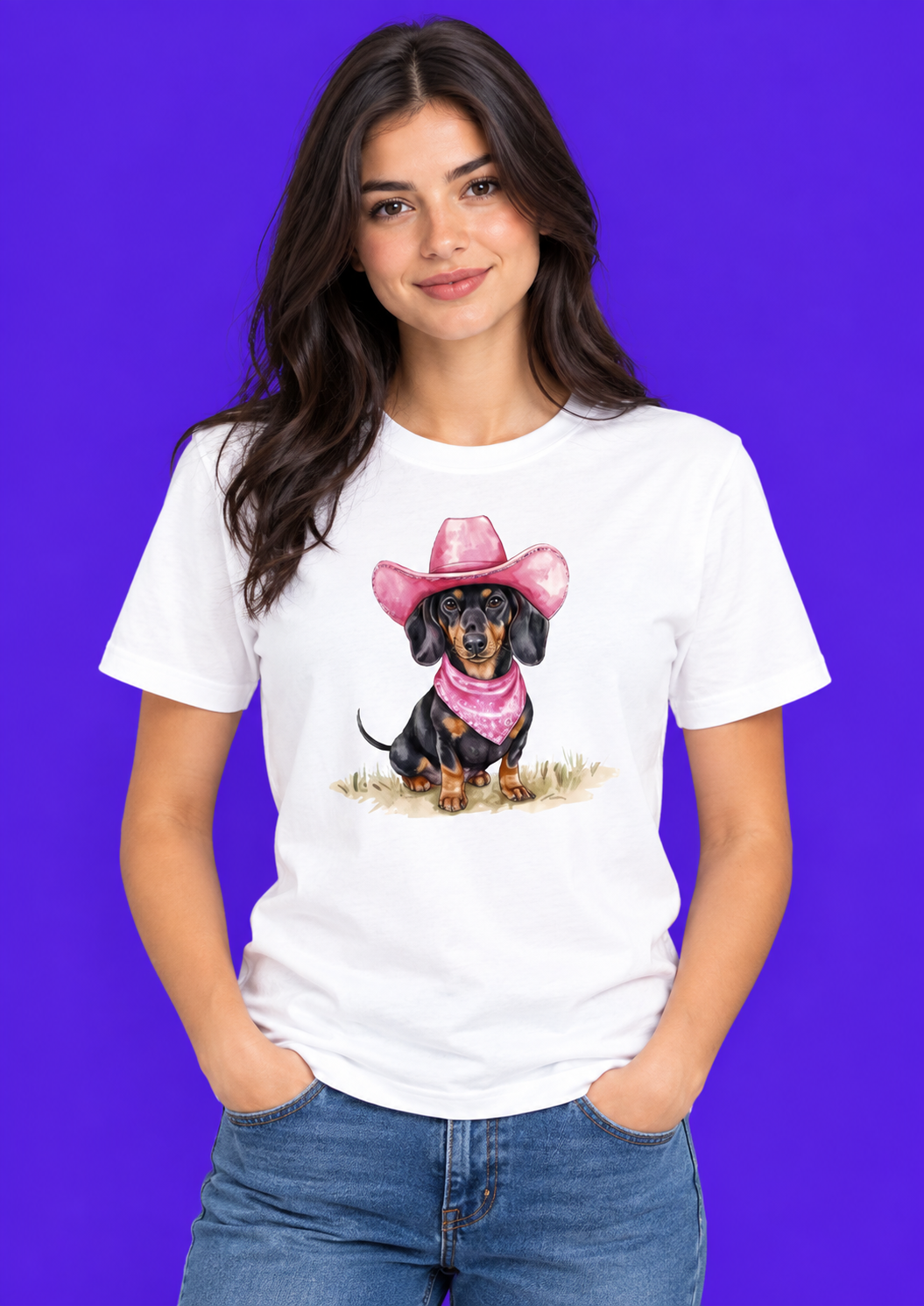 Camiseta perro sombrero 