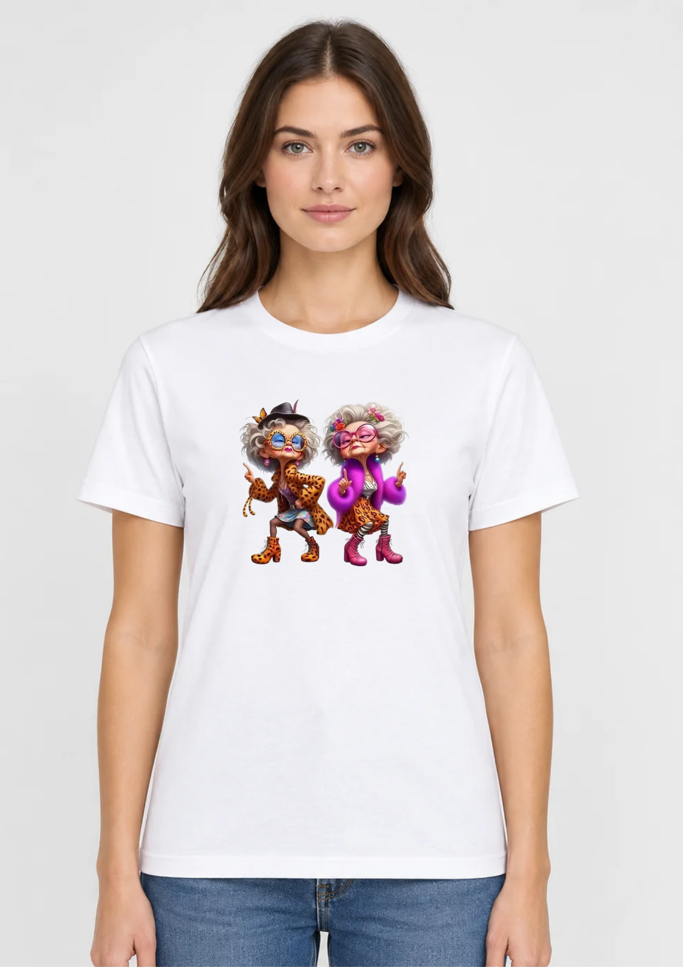 Camiseta abuelas bailando 