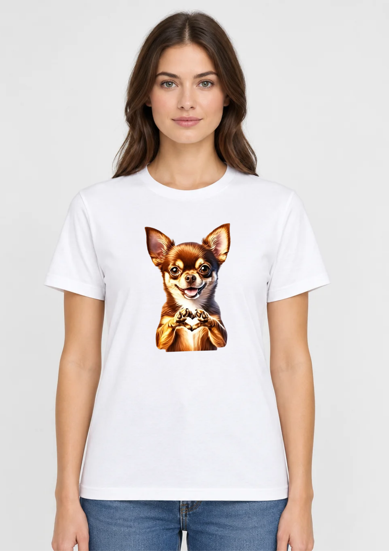 camiseta perro corazon