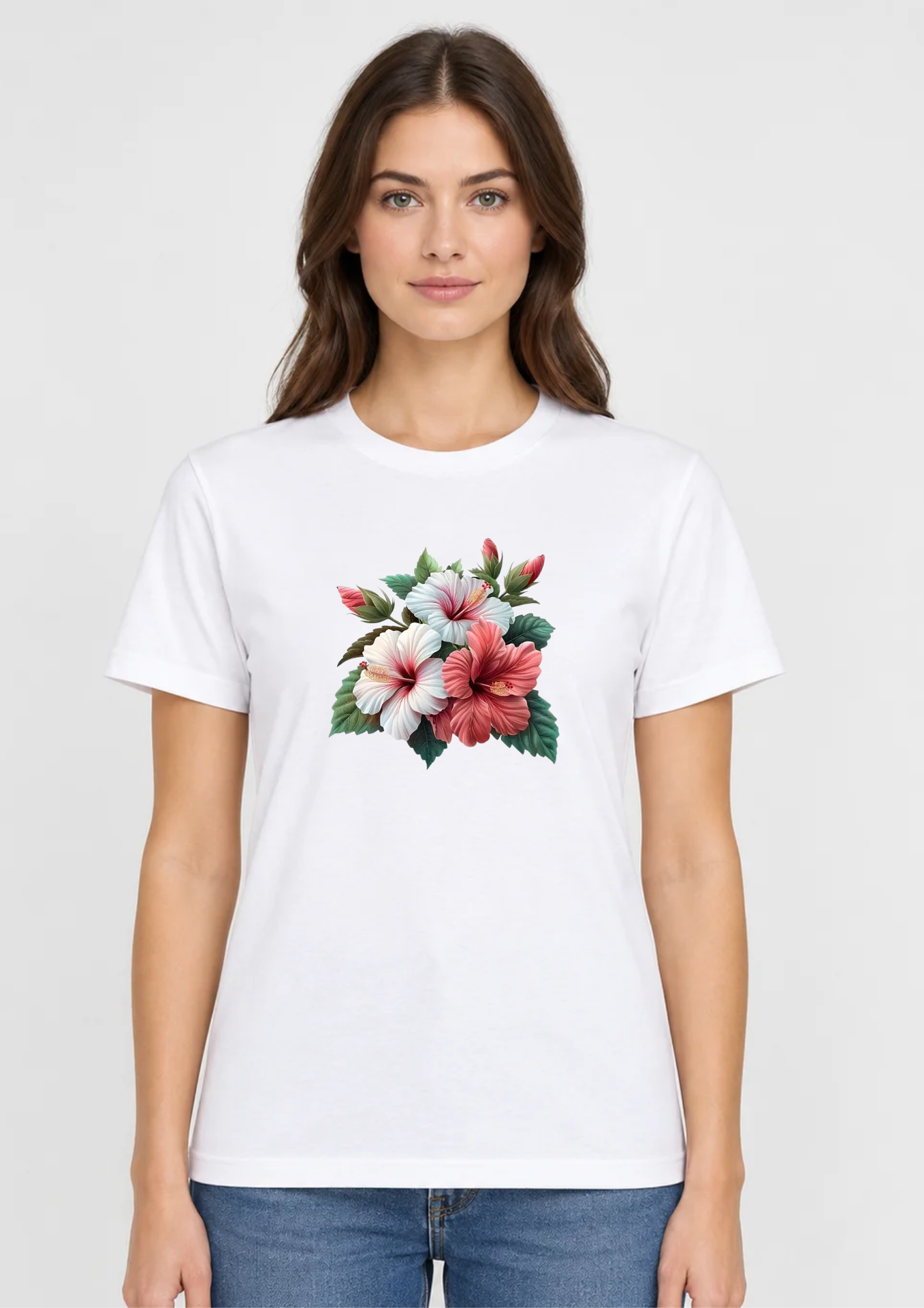 camiseta flores 