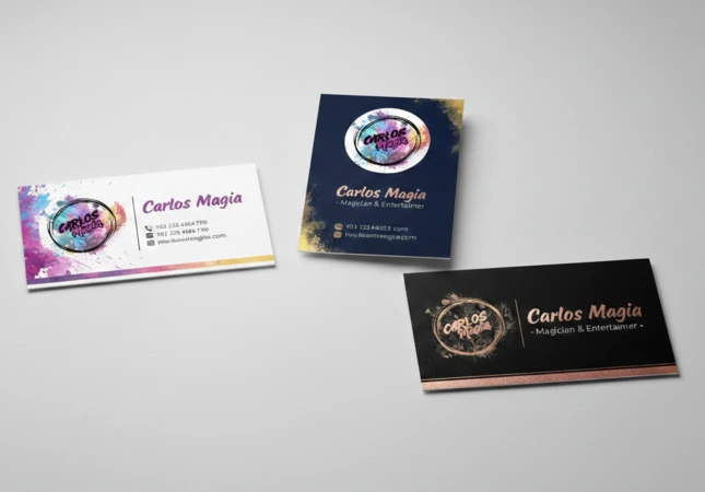 Prototipo de tarjetas de visita