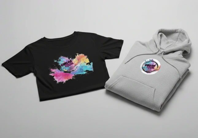 Prototipo de franelas estampadas