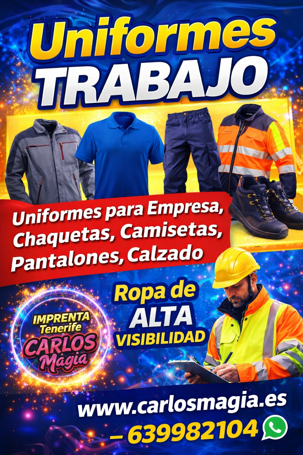 uniformes tenerife laboral empresas ropa